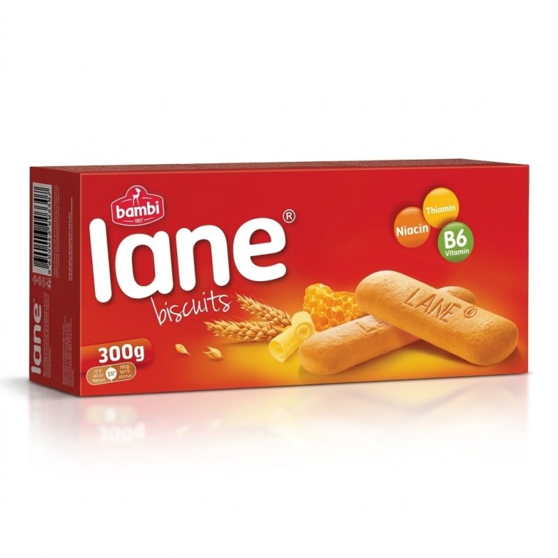 Lane Biscuits – Knusprige Kekse, verschiedene Sorten (300g)