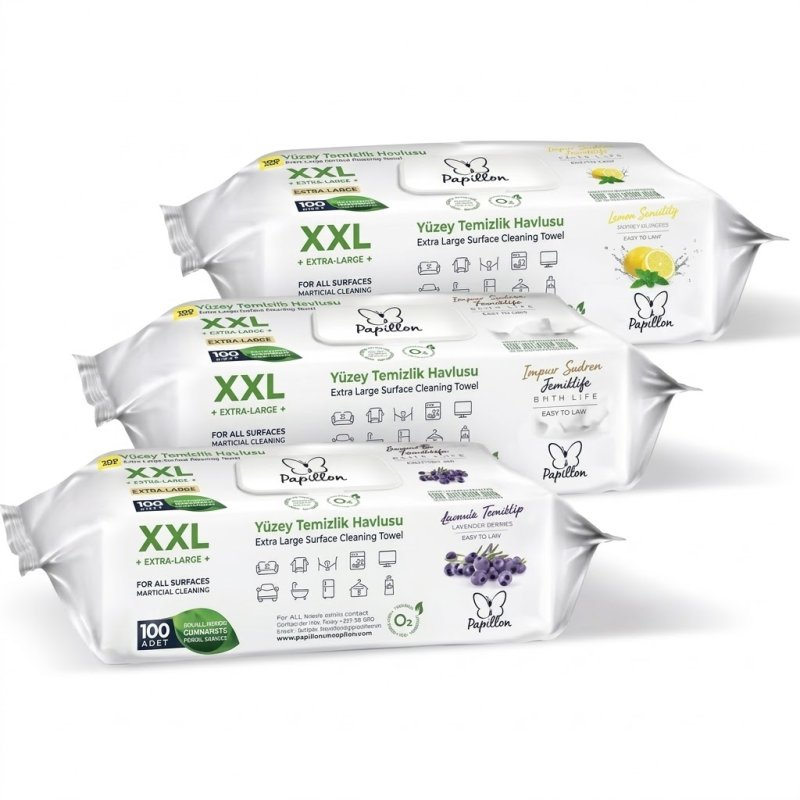 Papilion Feuchttücher XXL – 100 Stück