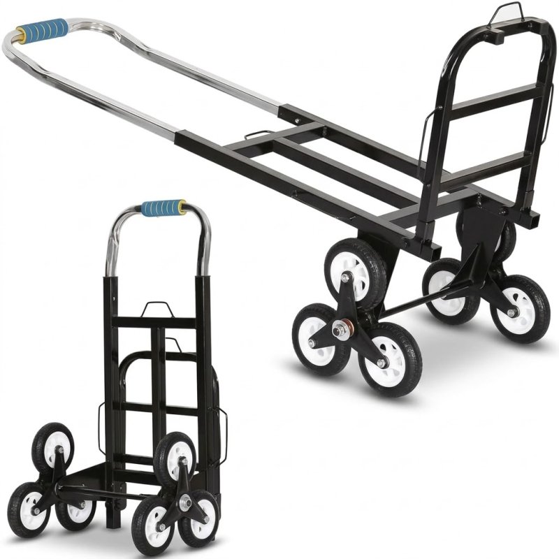 Profi Treppensteiger Sackkarre – 2-in-1 Klappbar
